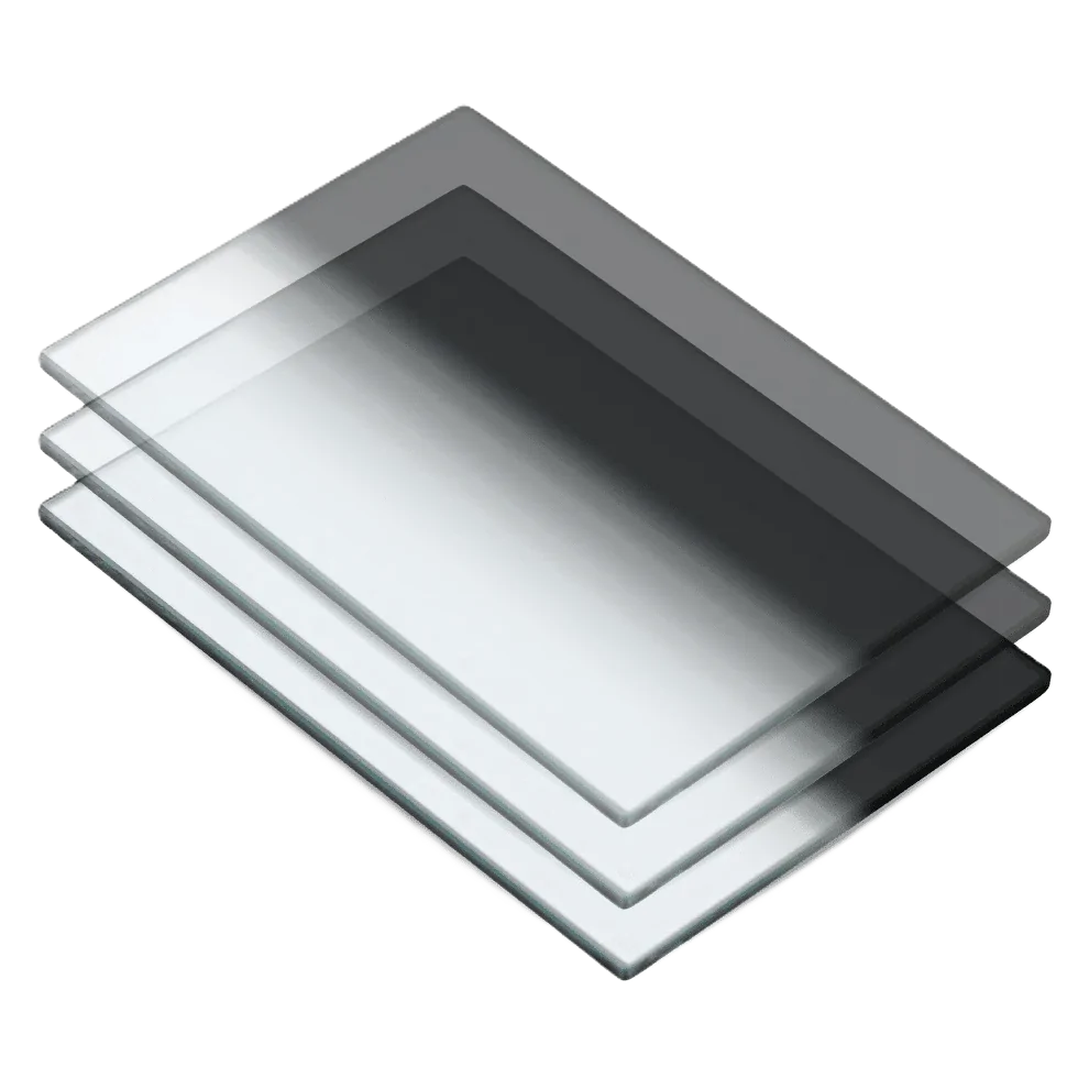 Tiffen Hard Edge Graduated ND Filter Set 4×5.65″ Horizontal Orientation (0.3,  0.6,  0.9)